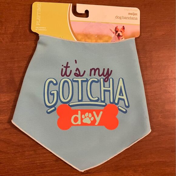 Dog gotcha day bandana new - Picture 1 of 2